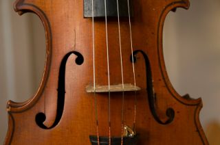 Eduard Reichert Dresden Old Antique Vintage Violin violin 4/4 Fiddle Geige 12