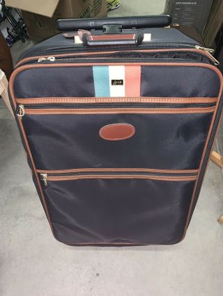 Lark Luggage 32 " Rolling Suitcase Rare Vintage