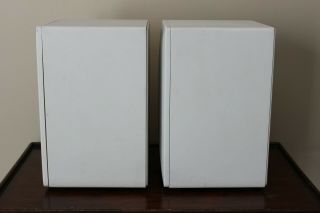 Vintage A/D/S/ L400E Loudspeaker System Bookshelf Speakers ADS White 8