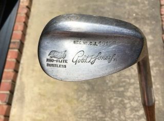 Antique Hickory Shaft Bobby Jones Spalding Rustless 9 Iron