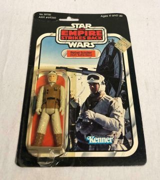 1981 Rebel Soldier Moc 41 Back Esb Vintage Star Wars Kenner Carded Figure