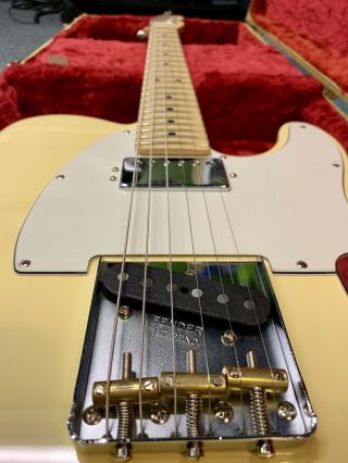 Fender American Performer Telecaster Vintage White w/New Hardshell Tweed Case 12
