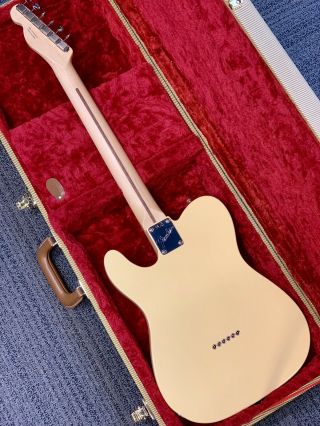 Fender American Performer Telecaster Vintage White w/New Hardshell Tweed Case 3