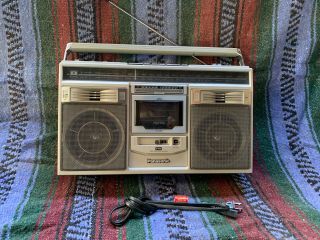 Panasonic Rx - 5280 Am/fm/stereo Cassette Player Radio 80 - S Boombox - Vintage