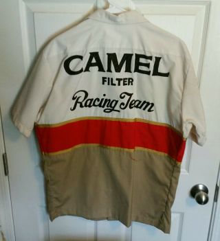 Vintage camel GT challenge 1970s Steve Burge racing pit crew shirt uniform 5