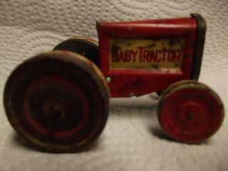 TIN LITHO TOY ANIMATE BABY TRACTOR 2