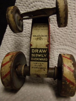 TIN LITHO TOY ANIMATE BABY TRACTOR 4