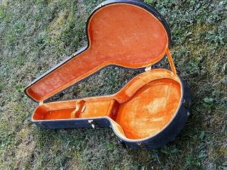 Vintage Lifton 5 String Banjo Case For Gibson Mastertone With Lifton Logo Badge