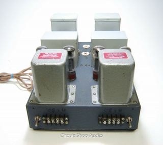 Custom Vintage Dual Monoblock Tube Amplifier / Acrosound / EL34 - 7199 - - KT 3