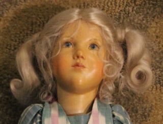 Rare Regina Sandreuter Handcrafted,  Multi - Jointed Wooden Doll (Signed) 2