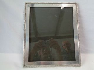 Art Deco Currier & Roby,  Ny Sterling Silver Picture Photo Frame,  13 X 11 1/8