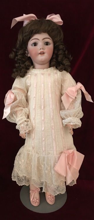 Antique Large 26” Simon & Halbig 1249 Bisque Head Santa Doll Germany 1869 - 1920