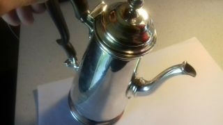 ANTIQUE 1898 GEORGIAN STYLE SOLID STERLING SILVER COFFEE POT.  540 g 7