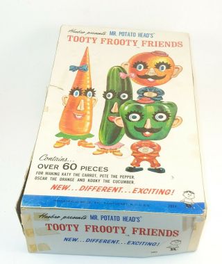 Vintage 1960s Hasbro Mr.  Potato Head And His Tooty Frooty Friends