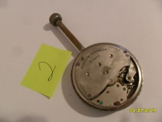 Antique Waltham Watch Co.  8 Day Car Clock 7 Jewel