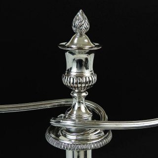 MATTHEW BOULTON George III OLD SHEFFIELD PLATE CANDELABRA c1800 Crested 4