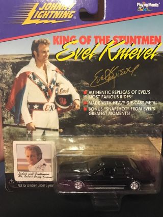 Johnny Lightning King Of The Stuntmen Evel Knievel Custom Sports Car Awesome