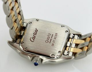 Vintage Cartier Panthere 18K Gold And Stainless Steel Watch 7