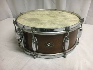 Vintage Slingerland Student Walnut Lacquer Snare Drum 5.  5 " X 14 "
