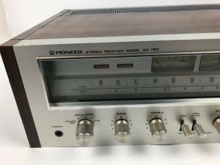 Vintage Pioneer SX - 750 AM/FM Stereo Receiver 2