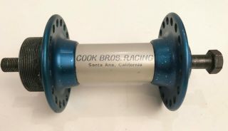 Vintage Cook Bros Racing Rear Bmx Hub Dg Jmc Redline