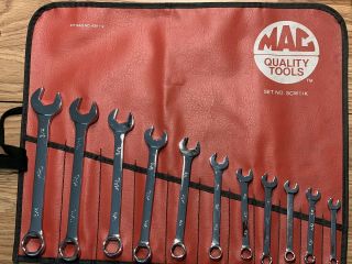 Mac Tools Scw11k Vintage Wrench Set 3/4 - 1/4 11 Piece