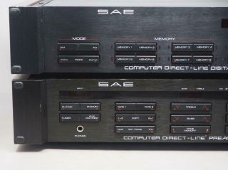 Vintage SAE T 102 Tuner & P102 PREAMPLIFIER Pair Great 3