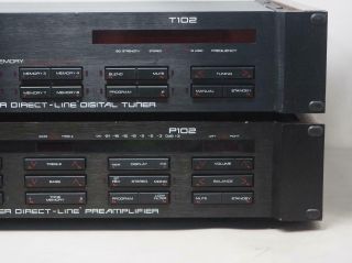 Vintage SAE T 102 Tuner & P102 PREAMPLIFIER Pair Great 4