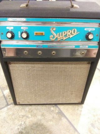 Vintage Supro Trojan 1960s Tube Amp Altec 604e? Altec 60.