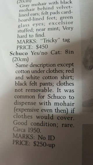 1950’s Rare Vintage Schuco mohair cat 8