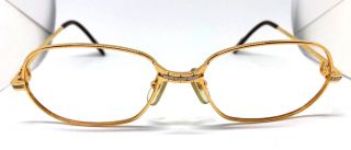 Cartier Panthere Gold Vintage Eyeglasses / Sunglasses 56 - 17 Louis Santos