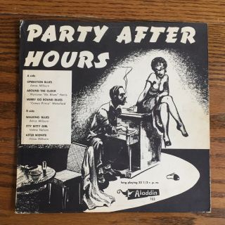 Party After Hours Rare Vintage Clear Red Vinyl Record