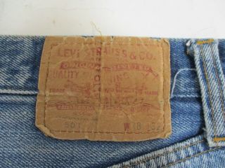Vintage Levi ' s 501 Single Stitch Redline Selvedge Jeans Tag Size 38 X 32 7