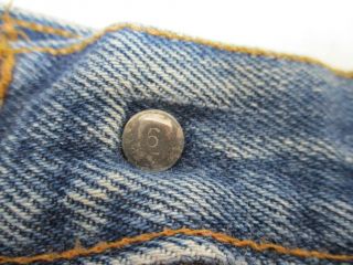 Vintage Levi ' s 501 Single Stitch Redline Selvedge Jeans Tag Size 38 X 32 8