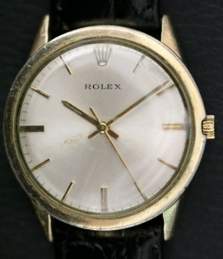Running Vintage Rolex 1520 Swiss Made 14k Gold Filled Retirement Watch