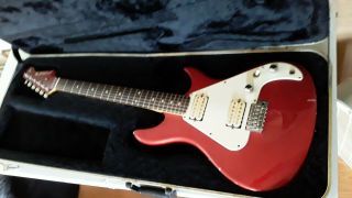 VINTAGE Kawai AQUARIUS Electric Guitar 1980s CANDY APPLE RED matsumoku japan 2