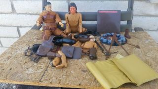 Vintage Johnny West Chief Cherokee W/extra Acc.  Plus 1997 Johnny West Figure
