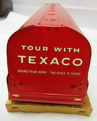 VINTAGE 60 ' S BUDDY L TEXACO GAS PROMOTIONAL TANKER TRUCK PRESSED STEEL W BOX 9