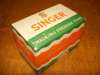 Vintage Singer Walking Presser Foot 160741 Sewing Machine Penguin Usa