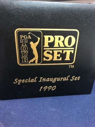Rare 1990 Pro - Set Signed Autographed Auto 100 - Card Complete Golf Set In Binder