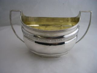 George Iii Silver Sugar Bowl - London 1805 - 8oz - Period Piece