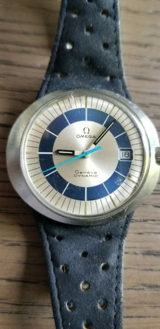 Vintage Omega Geneve Dynamic Automatic Watch Acclaimed As First Designer Watch