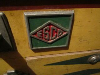 ESCO Broncho Vintage Pinball Machine,  c.  1937?,  For Restoration 6