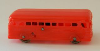 VINTAGE RARE NOSCO BUS GREYHOUND WIND UP TOY CAR MADE IN MEXICO 50 ' s. 4