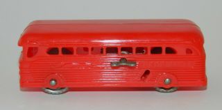 VINTAGE RARE NOSCO BUS GREYHOUND WIND UP TOY CAR MADE IN MEXICO 50 ' s. 5