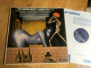 The Human Beast/volume One Ultra Rare Progressive Uk Decca Skl 5053 1970 Ex,