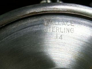 2 Sterling SilverTall Goblets Wallace 14 3