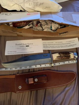 Randall Knives 12 - 11 Smithsonian Rare - Crowsbeak,  Stag