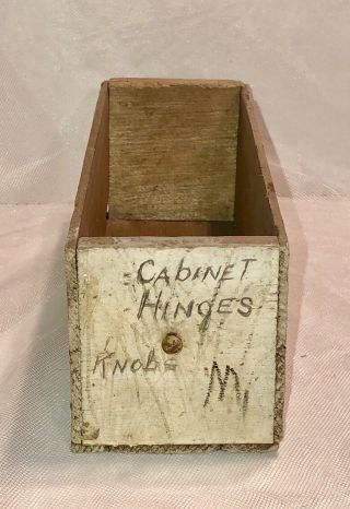 Antique Vintage Kraft BRICK Cheese Box Wooden Wood Drawer 5 Pound 12” Chicago 4