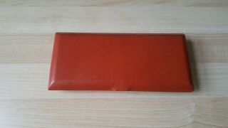 Vintage 1970 ' s Red Leatherette Patek Philippe Wrist Watch Box 4